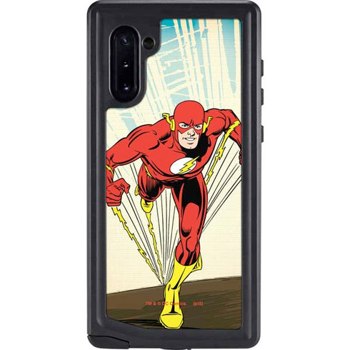 DC Comics The Flash Classic Art Sprint Pose Galaxy Note 10 Waterproof Case