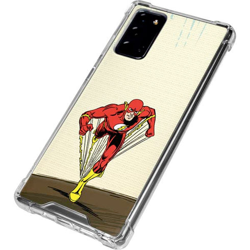 DC Comics The Flash Classic Art Sprint Pose Galaxy Note20 5G Clear Case