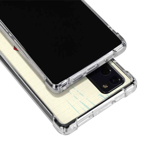DC Comics The Flash Classic Art Sprint Pose Galaxy Note20 5G Clear Case