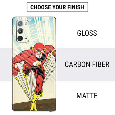DC Comics The Flash Classic Art Sprint Pose Galaxy Note20 5G Skin