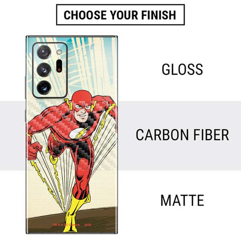 DC Comics The Flash Classic Art Sprint Pose Galaxy Note20 Ultra 5G Skin