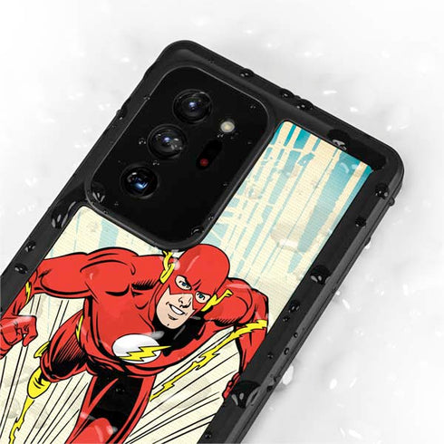 DC Comics The Flash Classic Art Sprint Pose Galaxy Note20 Ultra 5G Waterproof Case