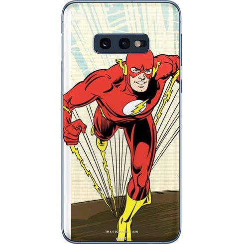 DC Comics The Flash Classic Art Sprint Pose Galaxy S10e Skin