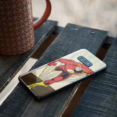 DC Comics The Flash Classic Art Sprint Pose Galaxy S10e Skin