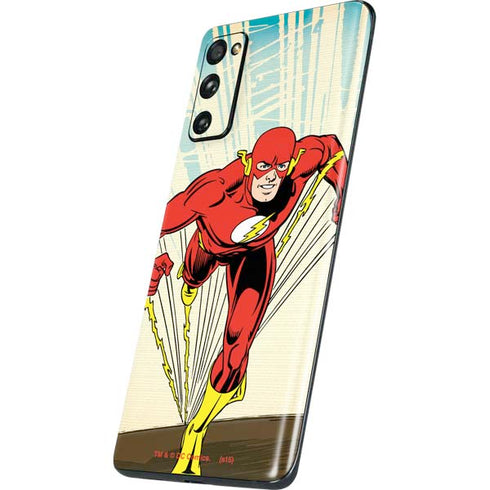 DC Comics The Flash Classic Art Sprint Pose Galaxy S20 Fan Edition Skin