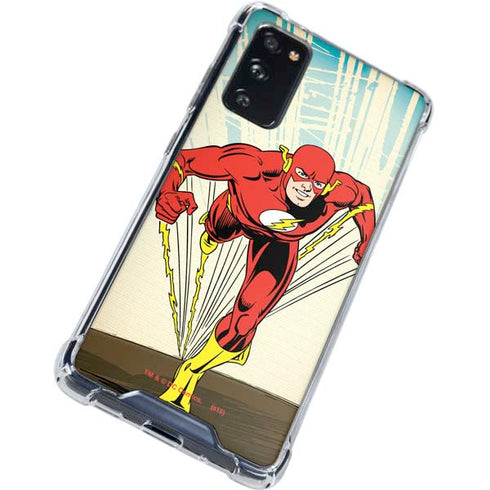DC Comics The Flash Classic Art Sprint Pose Galaxy S20 FE Clear Case