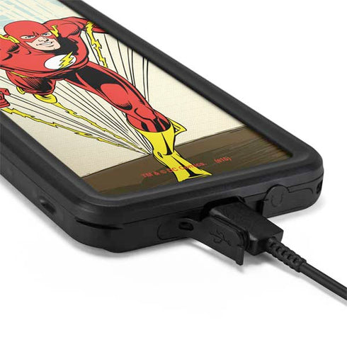 DC Comics The Flash Classic Art Sprint Pose Galaxy S20 Plus Waterproof Case