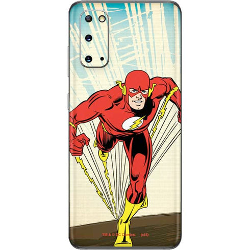 DC Comics The Flash Classic Art Sprint Pose Galaxy S20 Skin