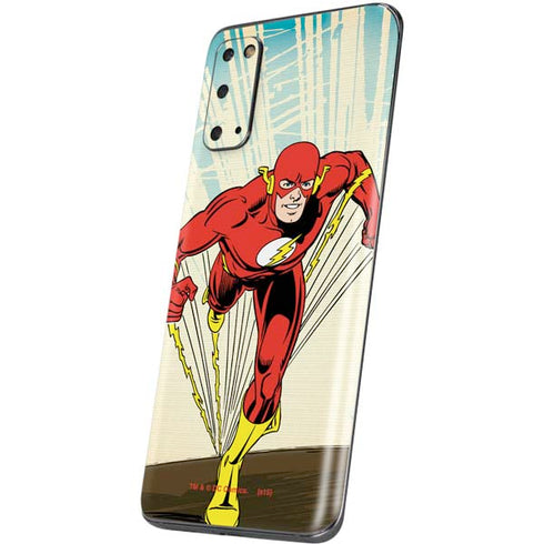 DC Comics The Flash Classic Art Sprint Pose Galaxy S20 Skin