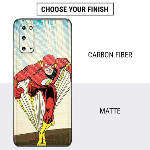 DC Comics The Flash Classic Art Sprint Pose Galaxy S20 Skin