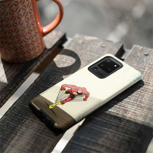 DC Comics The Flash Classic Art Sprint Pose Galaxy S20 Ultra 5G Pro Case