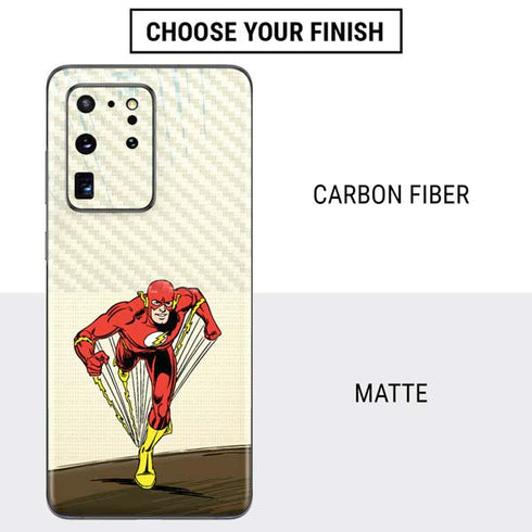 DC Comics The Flash Classic Art Sprint Pose Galaxy S20 Ultra 5G Skin