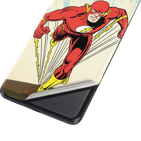 DC Comics The Flash Classic Art Sprint Pose Galaxy S21 Plus 5G Skin