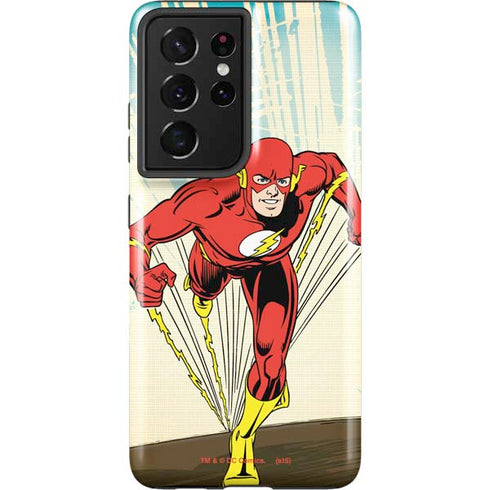 DC Comics The Flash Classic Art Sprint Pose Galaxy S21 Ultra 5G Pro Case