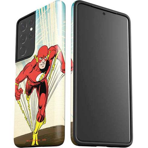 DC Comics The Flash Classic Art Sprint Pose Galaxy S21 Ultra 5G Pro Case