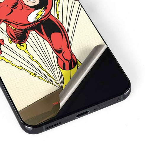 DC Comics The Flash Classic Art Sprint Pose Galaxy S22 Plus Skin