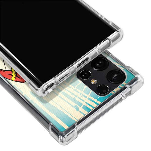 DC Comics The Flash Classic Art Sprint Pose Galaxy S22 Ultra Clear Case