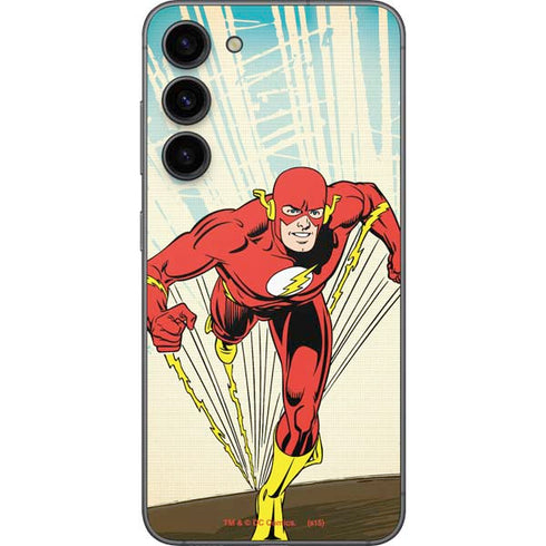 DC Comics The Flash Classic Art Sprint Pose Galaxy S23 Plus Skin