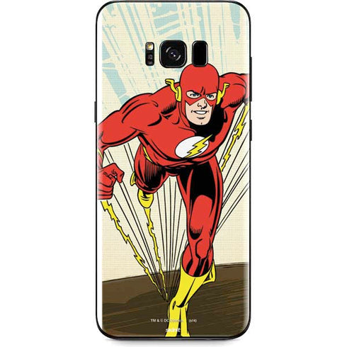 DC Comics The Flash Classic Art Sprint Pose Galaxy S8 Plus Skin