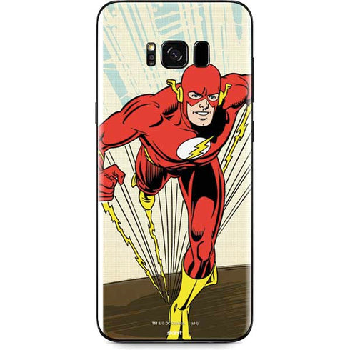 DC Comics The Flash Classic Art Sprint Pose Galaxy S8 Skin
