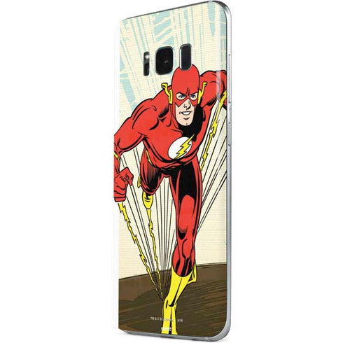 DC Comics The Flash Classic Art Sprint Pose Galaxy S8 Skin
