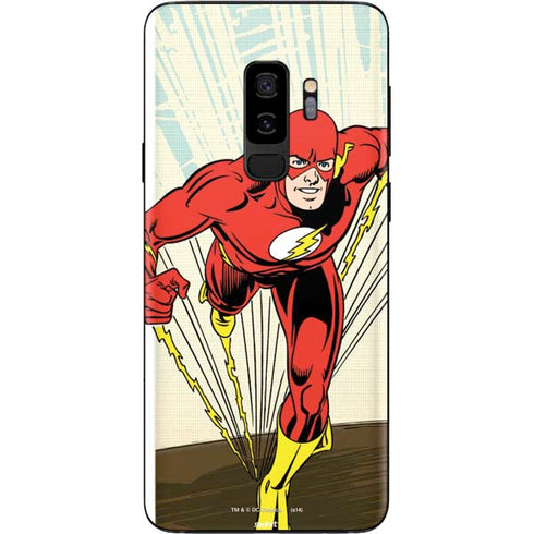 DC Comics The Flash Classic Art Sprint Pose Galaxy S9 Plus Skin
