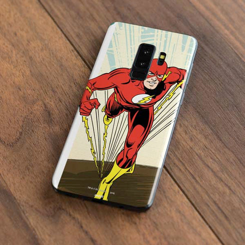 DC Comics The Flash Classic Art Sprint Pose Galaxy S9 Plus Skin