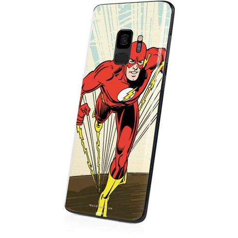 DC Comics The Flash Classic Art Sprint Pose Galaxy S9 Skin