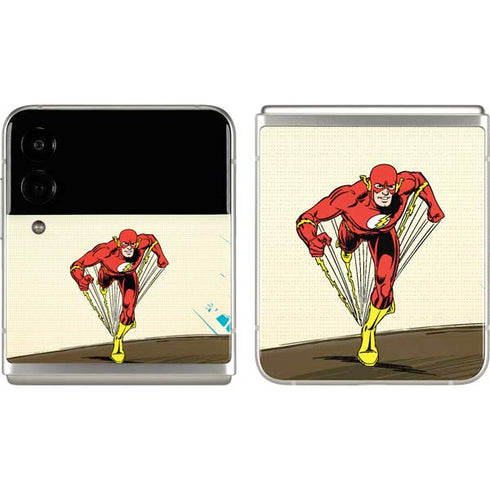 DC Comics The Flash Classic Art Sprint Pose Galaxy Z Flip3 5G Skin