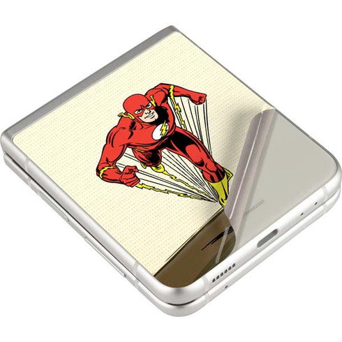 DC Comics The Flash Classic Art Sprint Pose Galaxy Z Flip3 5G Skin