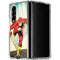 DC Comics The Flash Classic Art Sprint Pose Galaxy Z Fold4 5G Clear Case
