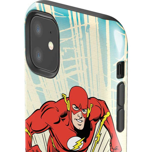 DC Comics The Flash Classic Art Sprint Pose iPhone 11 Impact Case