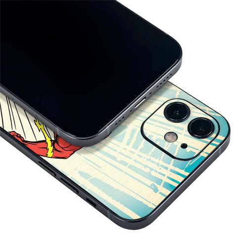 DC Comics The Flash Classic Art Sprint Pose iPhone 12 Mini Skin
