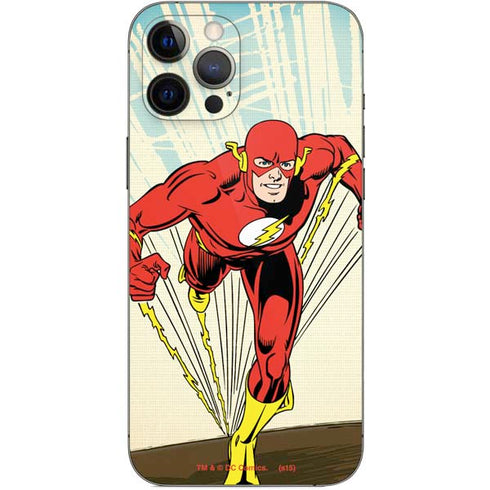 DC Comics The Flash Classic Art Sprint Pose iPhone 12 Pro Max Skin