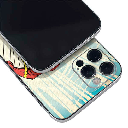 DC Comics The Flash Classic Art Sprint Pose iPhone 12 Pro Skin