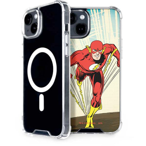 DC Comics The Flash Classic Art Sprint Pose iPhone 13 MagSafe Case