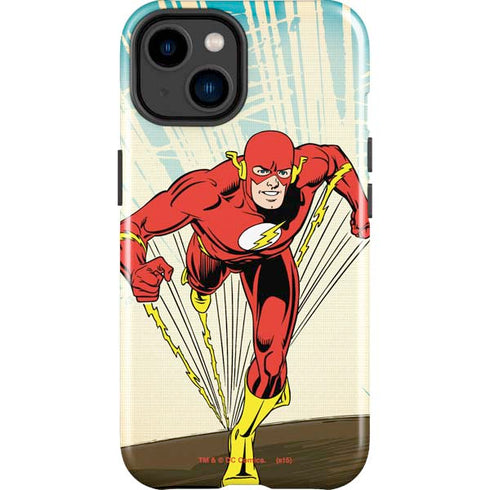 DC Comics The Flash Classic Art Sprint Pose iPhone 14 Plus Impact Case