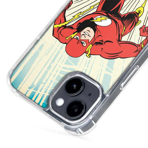 DC Comics The Flash Classic Art Sprint Pose iPhone 14 Plus MagSafe Case