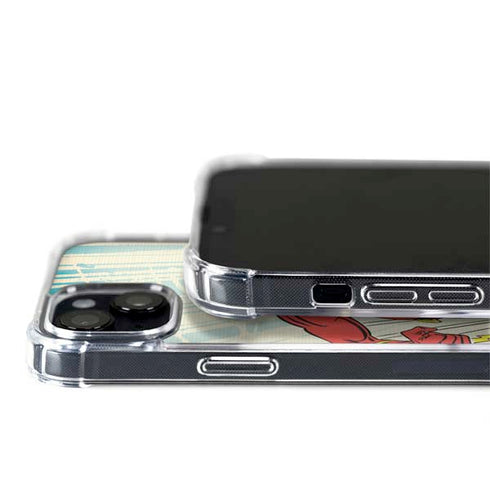 DC Comics The Flash Classic Art Sprint Pose iPhone 14 Plus MagSafe Case
