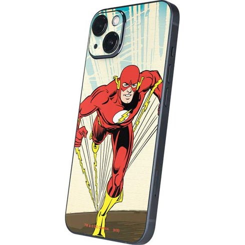 DC Comics The Flash Classic Art Sprint Pose iPhone 14 Plus Skin