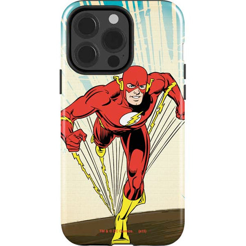 DC Comics The Flash Classic Art Sprint Pose iPhone 14 Pro Impact Case