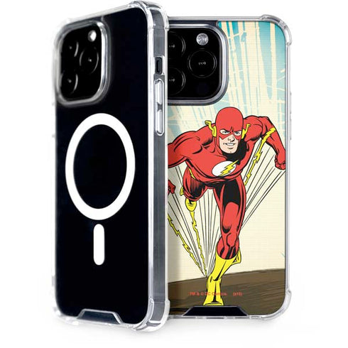 DC Comics The Flash Classic Art Sprint Pose iPhone 15 Pro Max MagSafe Case