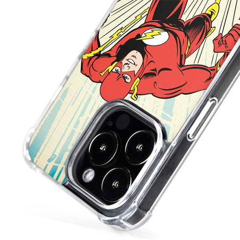 DC Comics The Flash Classic Art Sprint Pose iPhone 15 Pro Max MagSafe Case