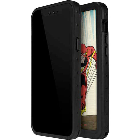 DC Comics The Flash Classic Art Sprint Pose iPhone 15 Plus Waterproof Case