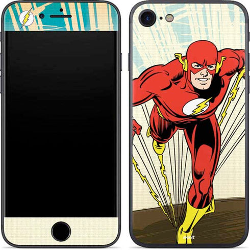 DC Comics The Flash Classic Art Sprint Pose iPhone 8 Skin