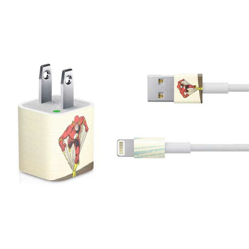 DC Comics The Flash Classic Art Sprint Pose iPhone Charger (5W USB) Skin