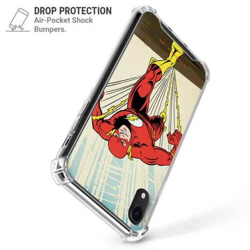 DC Comics The Flash Classic Art Sprint Pose iPhone XR Clear Case