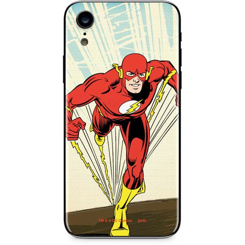 DC Comics The Flash Classic Art Sprint Pose iPhone XR Skin