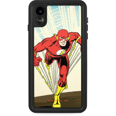 DC Comics The Flash Classic Art Sprint Pose iPhone XR Waterproof Case