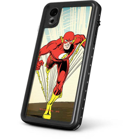 DC Comics The Flash Classic Art Sprint Pose iPhone XR Waterproof Case